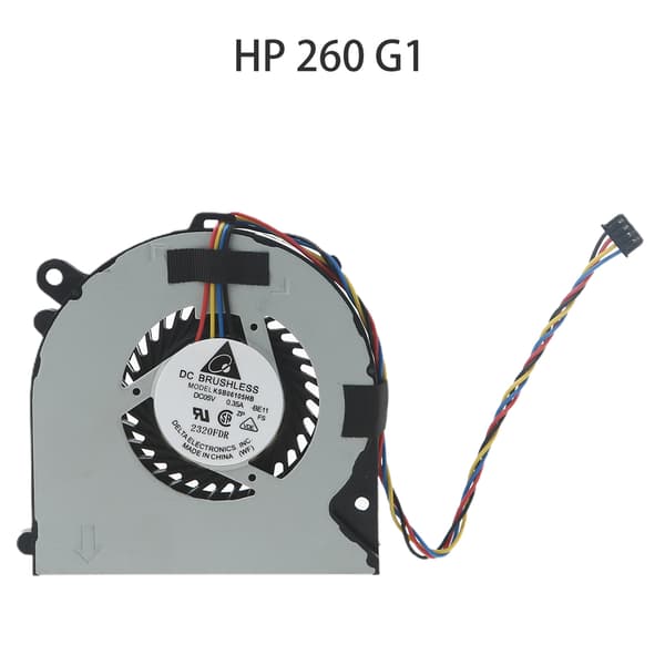 DC børsteløs notebook køleventilator radiator til HP 260 G1 G2 DM PC KSB0505HA-