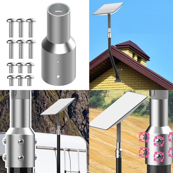 Andre generasjons parabolantennestøtte Mast Reduseringsledd, 2.0\" Røradapter