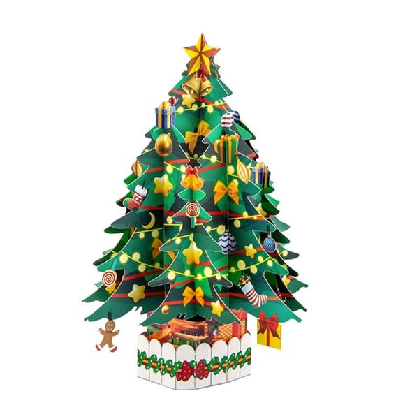 3D Popup Julekort Postkort Dekorasjon Skrivebordsornament