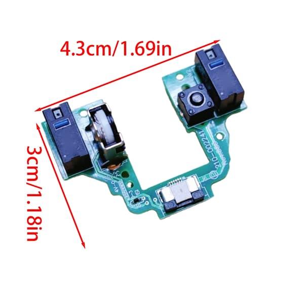 Museknapper Printkort med D2FC-F-K(50m) til GProX Superlight GPXS