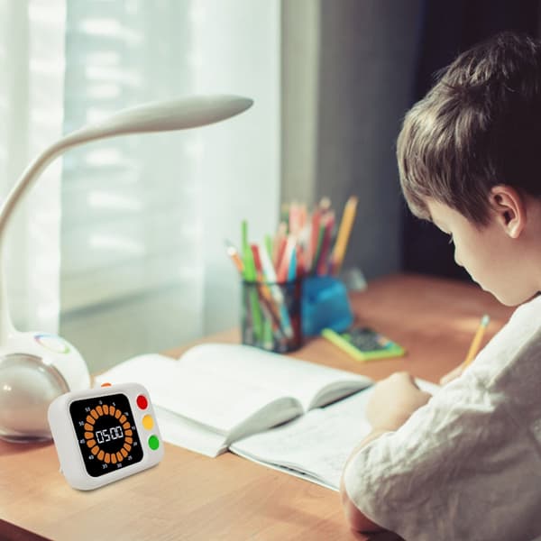 Digital opgavetimer 60 minutter Visuel timer til studerende Tidsstyringsværktøj