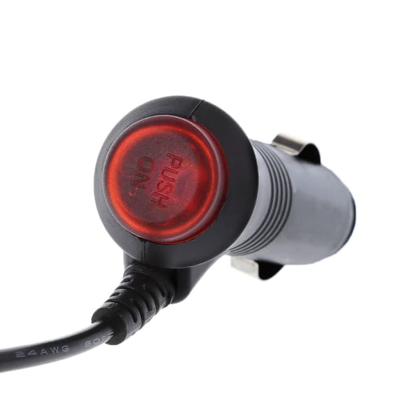 DC 12V 3.5MM Biladapter Oplader Cigarettænder Strømstik Ledning GPS Kabel