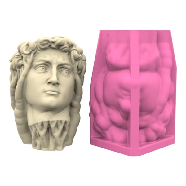 Blomsterpotteform Silikonform for sukkulentplanter Skrivebordsornament