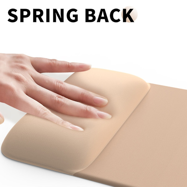 Ergonomisk Gradient Musematte med Håndleddsstøtte i Memory Foam og Sklisikker Base B