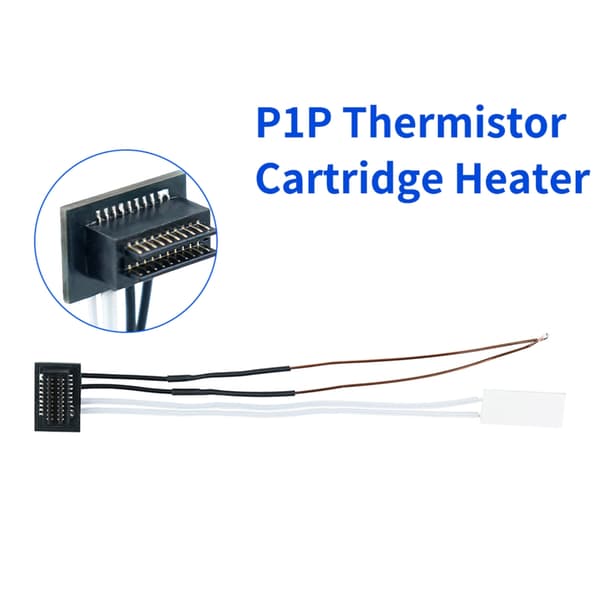 P1P P1S Termistor Hotend med Terminal 3D-skrivartillbehör