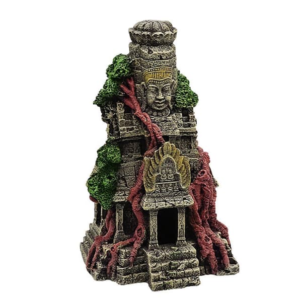 Akvariedekoration Tempel Statue Læ Skjulested Klippehule til Akvatiske Kæledyr