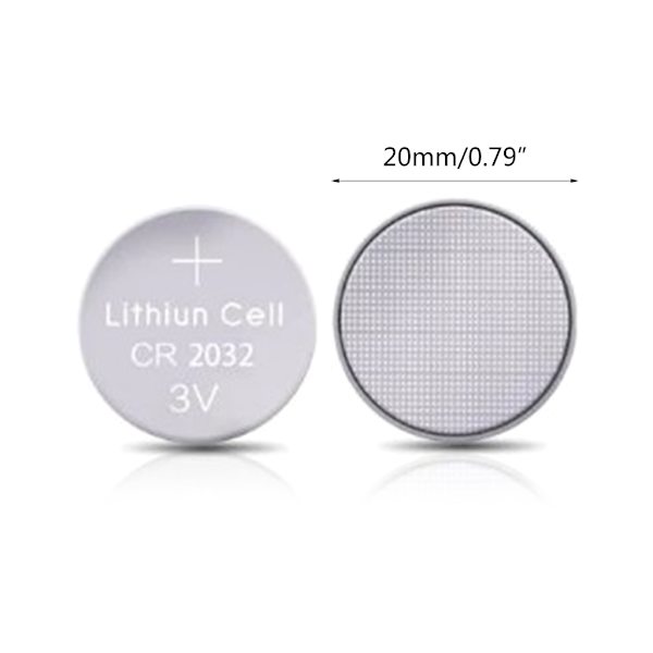 5/10 st Lithuim-cellknapp 3V CR2032 litiumbatterier för elektronisk watch LED-ljusleksaksfjärrkontrollkalkylatorer 5 pieces