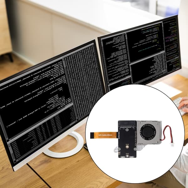 PCIe til M.2 Kort Køling Køleplade til 5 med Kølepladeventilator