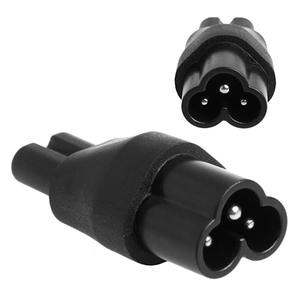 IEC 320 2-stift C7 hona till C6 power AC-adapterkonverterare