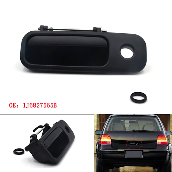 Auton takaluukun kahva lukolla ja 2 avaimella Golf 4 1J6827565B
