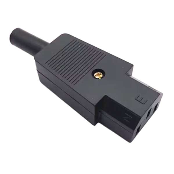 Pakke med 5 stk. IEC 320 Strømstik Konnektorer C14 Han/C13 Hun Inline Adapter Stik til Husholdnings- og Kontorapparater