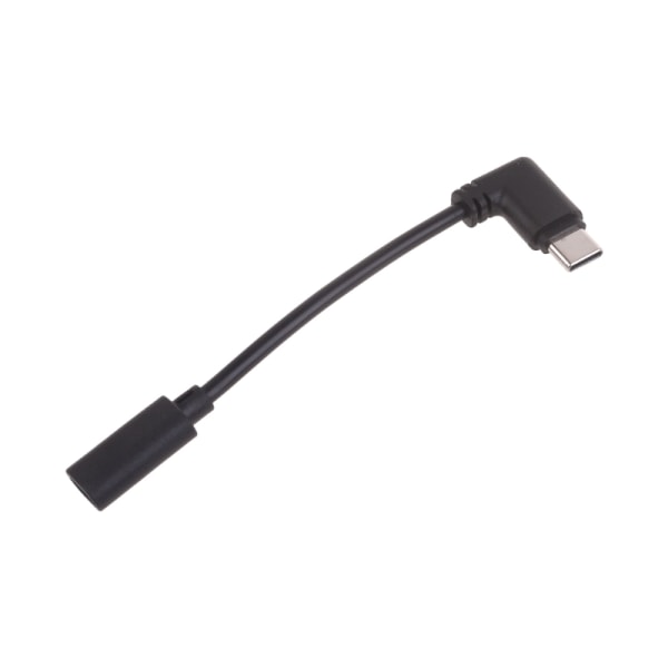 Micro USB till USB C Adapter Kabel 90 Degree Bend Converter Wire Line Support Laddning för surfplattor Telefoner Spelkonsol