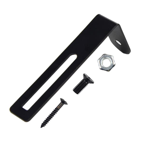 Elektrisk gitarr valskyddsfäste stöd med skruvar Tillbehör för gitarr metall 63x26,5 mm Gitarrdelar Tillbehör Silver
