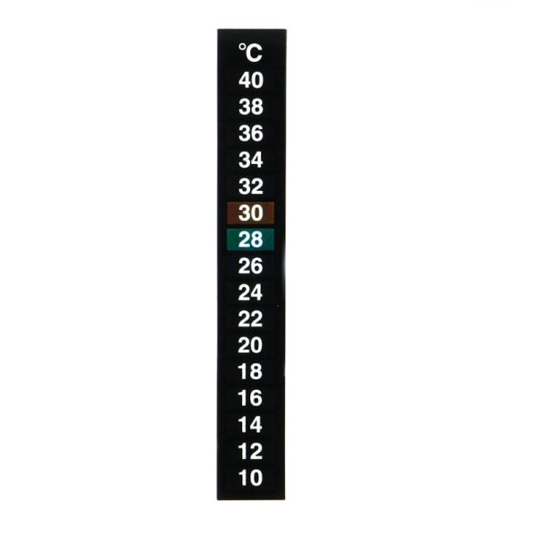 Stick On Thermometer Strip Digital temperaturdisplay för akvariefiskar för tanktemperatur självhäftande klistermärke