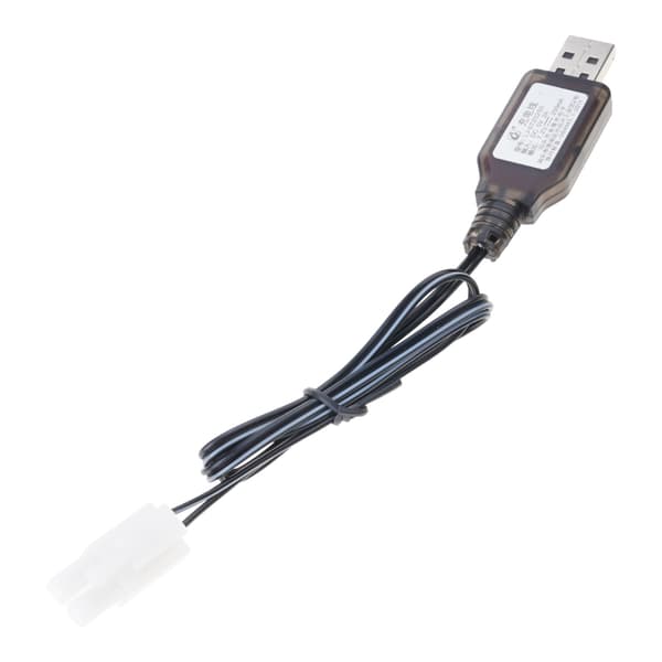 Holdbarhed L6.2-2P USB-ladekabel til 7.2V RCVehicles DC5V2A1A Input