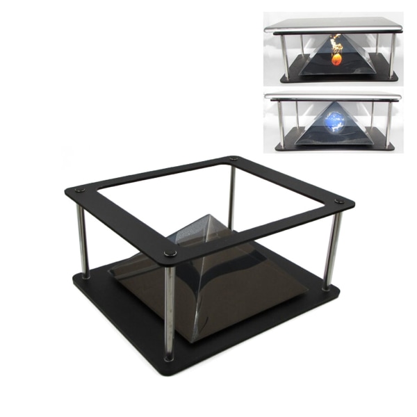 3D Hologram Projektor Py-ramide Pad Nettbrett PC Hologram 3D Holo-grafiske Displaystativ Projektor Universal Gave
