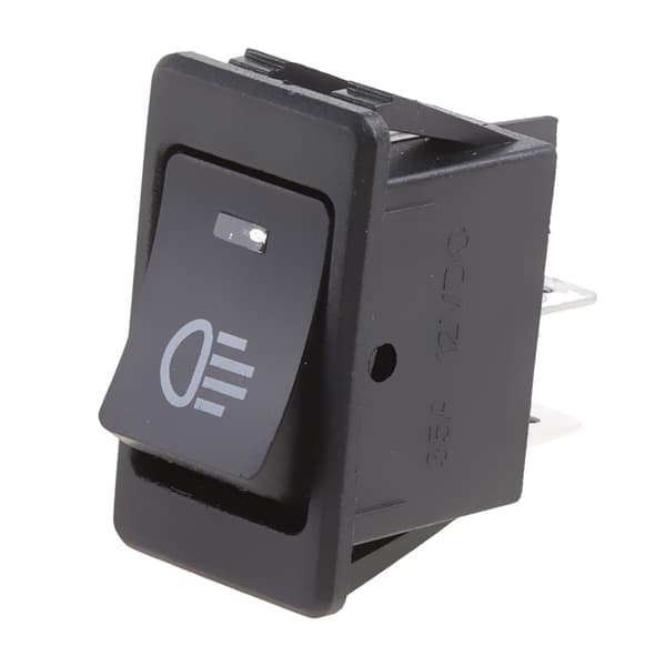 Universal 12V Tåkelys LED 4-Pin Vippebryter Kontrollknapp for Bil Båt
