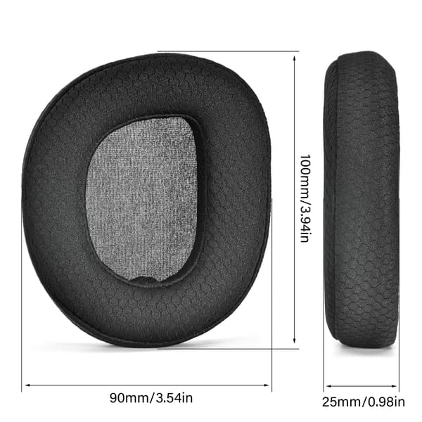 Elastiska öronkuddar perfekta för 600 Gen2 / Gen3 headset, långvarig användning