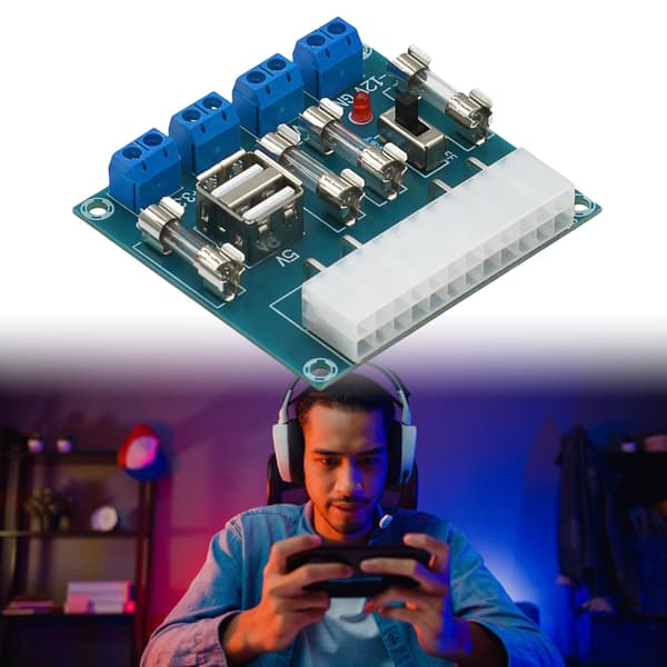 Dator ATX-strömförsörjningsadapter med termisk hanteringsteknik