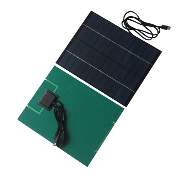 6W 12V solcellepanel for rask batterilading, solcelledrevet gatelys