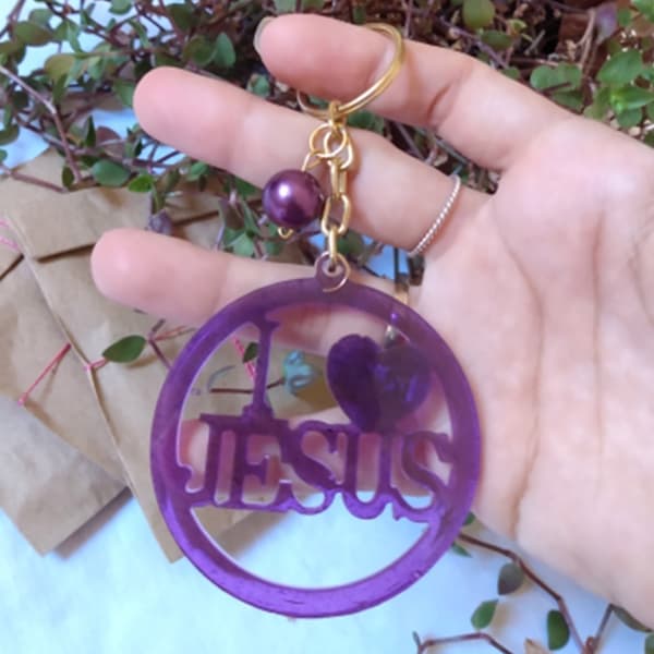 Tilpasset Form Jesus Kristus Nøglering Form Epoxy Krystal Silikone Form