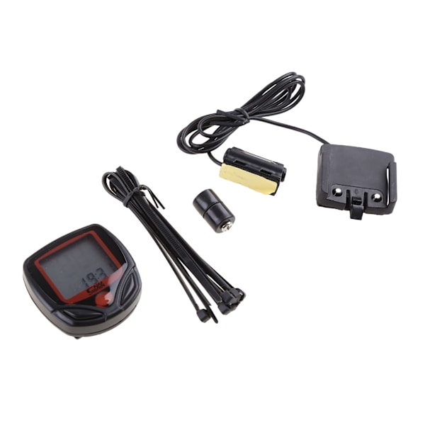 Cykeldator Stoppur LCD Display Cykel Odometer Hastighetsmätare Cykel