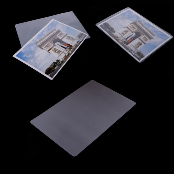 100 st 4\"x6\" laminatfilm thermal lamineringspåse glättat skydd fotopapper