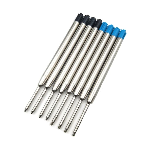 10 stk 1 mm kulepennrefiller Kulepennrefiller Metallkulepennrefiller Red