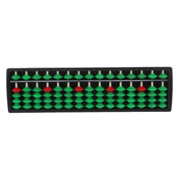 Plastik Abacus Soroban 15 Stænger Perler Kolonne Skole Læring Tælle Værktøj Til Ma