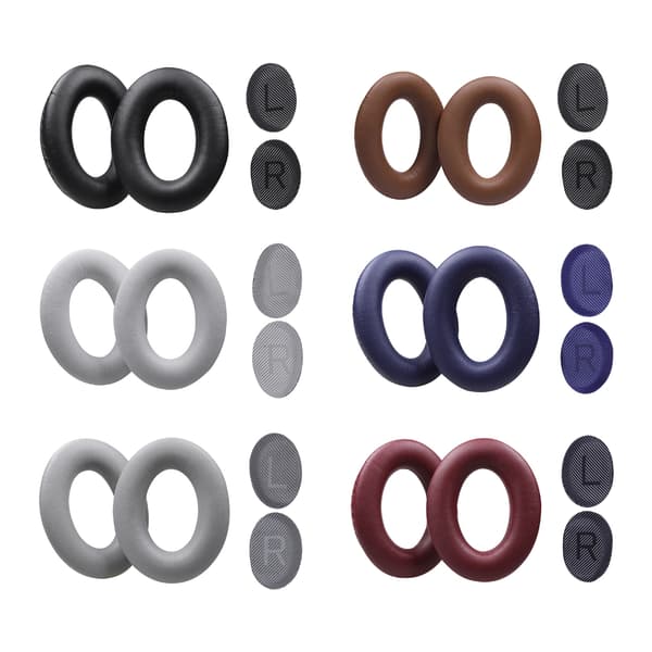 Öronkuddar Öronkuddar Öronmuffar för QC35 Hörlurar Black