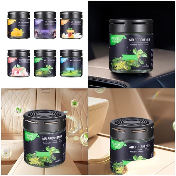 Bil Luftfrisker Solid Parfume Auto Duftspreder Solid Salve Dåser Gardenia