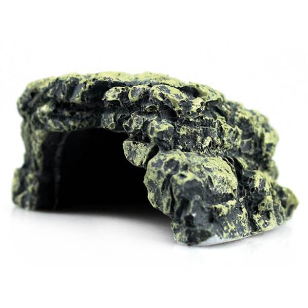 Reptil Sten Skjul Hule Skildpadde Flugt Habitat Sikker Harpiks Høj Simulation 13,5x12x6,5cm til Små Reptiler Skildpadder Frøer