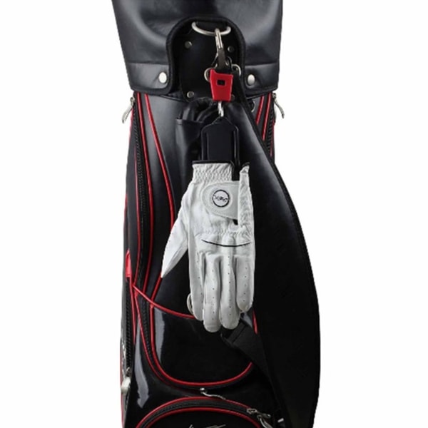 Plast Golfhandskar Bårhållare Keeper Hanger Handskar Stödstativ Hållare Rack Torktumlare tillbehör med spänne White