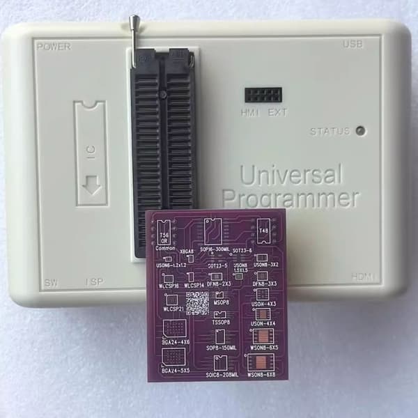 22 i 1 Adapter BIOS Chip Læser Skriver Værktøj Automatisk Genkendelse