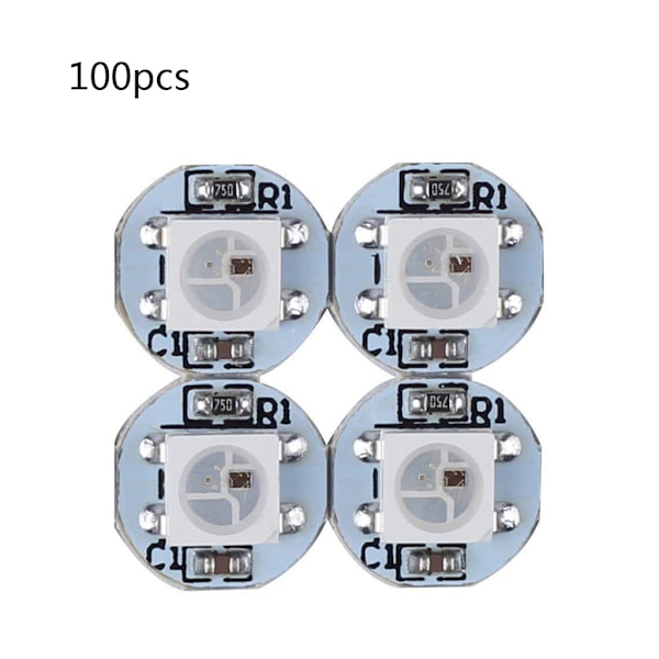 100 stk. DC5V WS2812B Individuelt Adresserbare RGB Fuld Farve Indbygget WS2811 IC