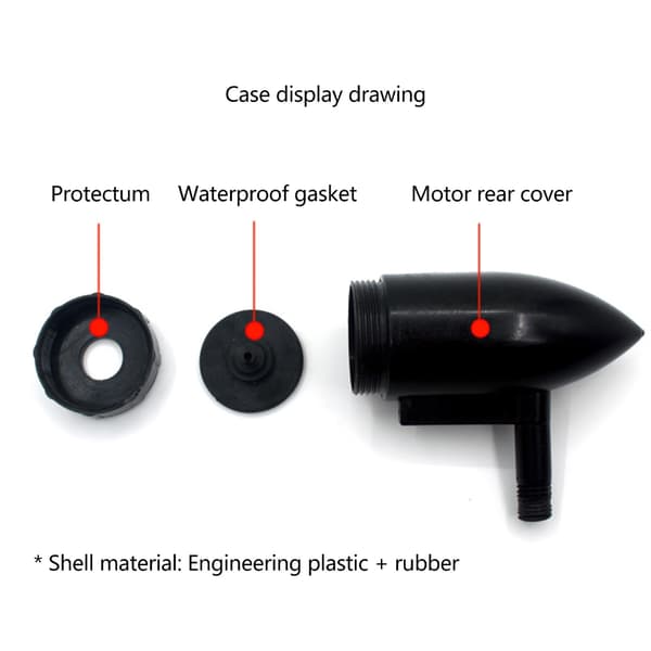 Fjernkontroll Båt Propeller Motor Modell Båt Modifiserte Sett Motor Thrustere
