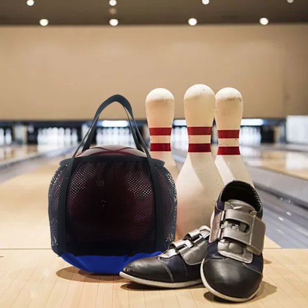 Bowling Taske Organizer Elastisk Snøre Sikker Lukning Holdbart Stof