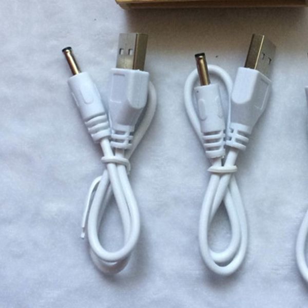 USB till DC3,5 mm power 50 cm/1,97''L Barrel Jack Laddningssladd Små apparater Power Snabbladdningskabel