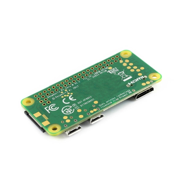 Kompakt för Raspberry Pi Zero W/WH WiFi Bluetooth utvecklingskort med trådlös anslutning för gör-det-själv-projekt A