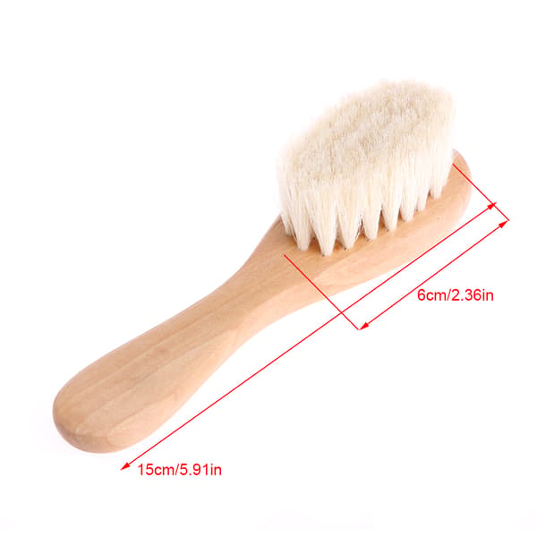 Trä Baby Säkerhetskam Ull H Borste Vård Barn Massage Baby Kit Säkerhet