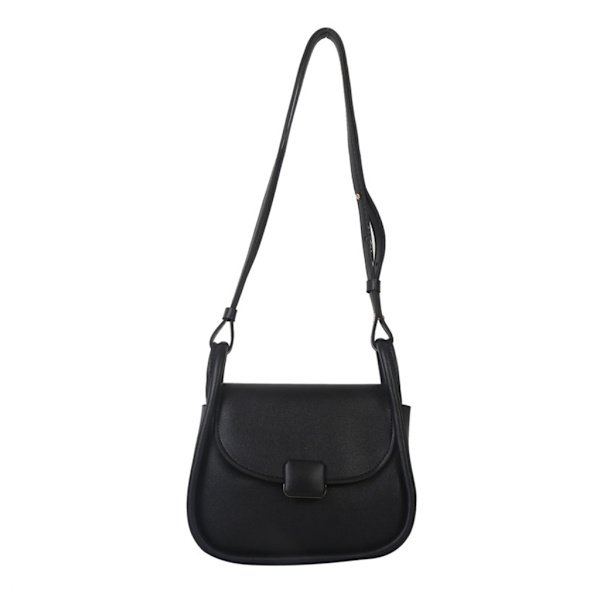 Dam PU Läder Axelväska Mode Crossbody Väska Liten Fyrkantig Handväska Solid Underarmsväska Enkel Messenger Väska Ins