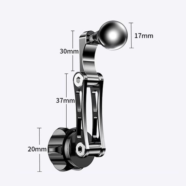 Universal 17 mm kulledsadapter förlängningsstång för bilventil- och skrivbordsställ