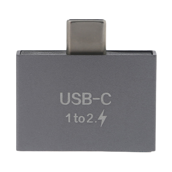 USB C Hane till Dual USB C Hona Splitter Convter Adapter Kontakt för USB C PD Laddare Powerbank Laptop Tillbehör