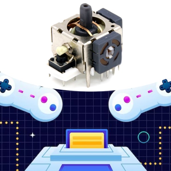 3D Analog Joystick Sensor Modul Potentiometer Tummen Stick Lämplig för XBOX360 trådlös handkontroll Gamepad reparationsdelar