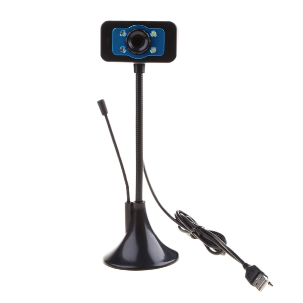 USB Webkamera med Mikrofon Datatilbehør Direkte Sending Webkamera Kontor Videokonferanse Hjemmevideo