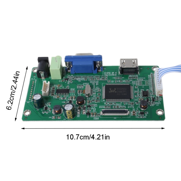HDMI-kompatibelt VGA Lcd-kontrollkort för 11,6\" 13,3\" 14\" 15,6\" 17,3\" N116HSE