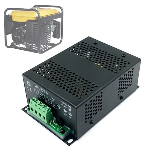 Generator BAC06A Batteriladere med Innebygd Vedlikeholdslading for Forlenget Levetid 12V