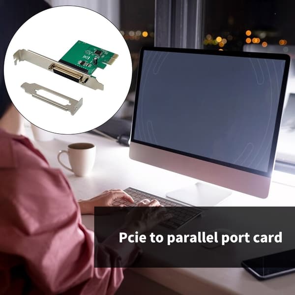 PCIE Kontrollerkort PCIE til DB25 Skriveradapter PCIe Dataoverføring