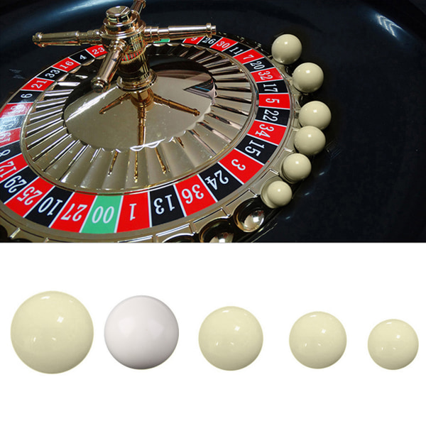 3st American Roulette Ball Casino Roulette Game Replace Ball Resin Ball 12/15/18/20/22mm 22MM