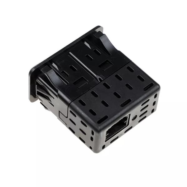 Liten USB-laddningsadapter USB-laddningshub Plast för fordon